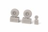 Eduard 672371 P-51D wheels block tread 2 EDUARD 1/72